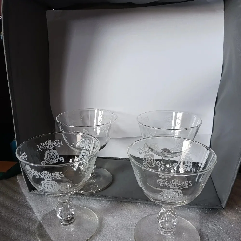 -Homer laughlin china glassware set of 4